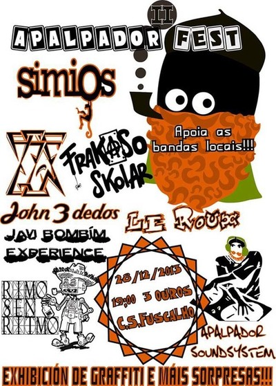 II APALPADOR FEST ESTE SBADO 28 DE DECEMBRO NA GUARDA