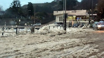 ESPECIAL - ESPECTACULARES IMAXES DO TEMPORAL NA COSTA