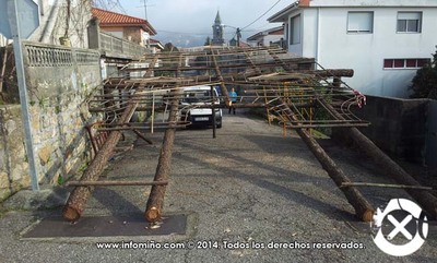 SAN XON DE TABAGN PREPARA O ARTSTICO ARCO DAS FESTAS DE SAN BRAIS E DA SADE 2014