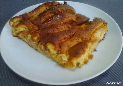 RECETA: TARTA DE MANZANA Y KIWI