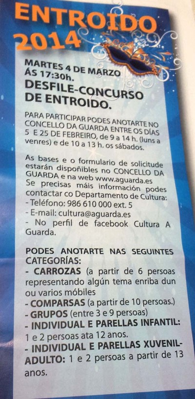 ENTROIDO 2014 NA GUARDA