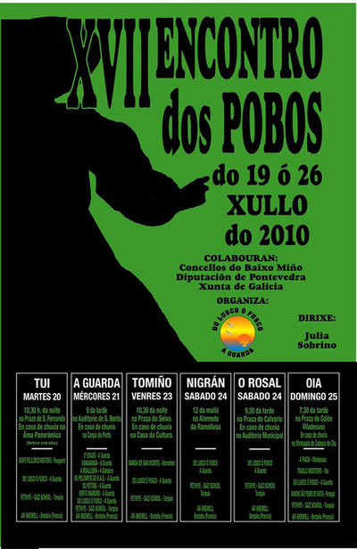 FESTIVAL INTERNACIONAL ENCONTRO DOS POBOS 2010 HOXE EN NIGRN E O ROSAL