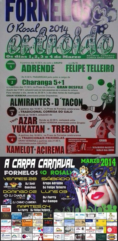 PROGRAMACIN ENTROIDO 2014 EN FORNELOS - O ROSAL