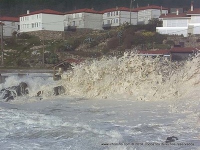 ESPECIAL - O TEMPORAL CRISTINA OBRIGOU A ACTIVAR A ALERTA VERMELLA NO LITORAL DE GALICIA