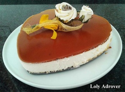 RECETA: TARTA MASCARPONE CON GELATINA DE CAF