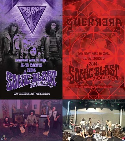 OS ESPANHIS PRISMA CIRCUS E GUERRERA JUNTAM-SE A THE ATOMIC BITCHWAX, MY SLEEPING KARMA, BLUES PILLS E BLACK BOMBAIM NO SONICBLAST MOLEDO