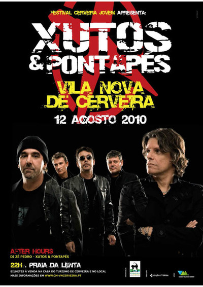 CANCELADO O CONCERTO DE XUTOS & PONTAPS EM VILANOVA DE CERVEIRA