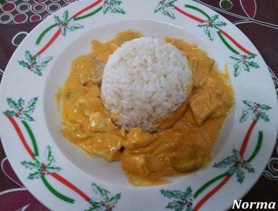 RECETA: PECHUGA DE POLLO AL CURRY ESTILO HINDU