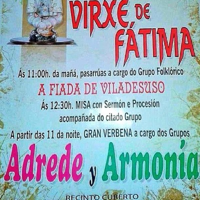 FESTAS VIRXE DE FTIMA STE SBADO EN MAVIA-OIA