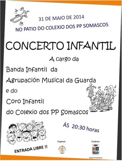 CONCERTO INFANTIL O 31 DE MAIO NA GUARDA