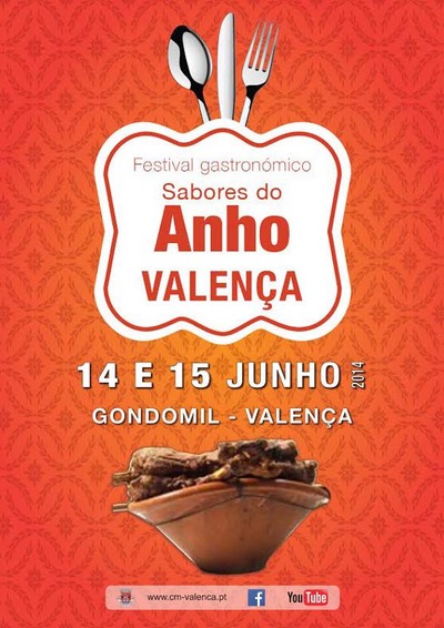 FESTIVAL GASTRONMICO SABORES DO ANHO O 14 E 15 DE JUNHO EM VALENA DO MINHO
