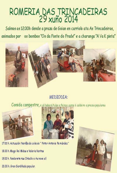 GOIN ACOLLE A ROMERA DAS TRINCADEIRAS O 29 DE XUO DE 2014