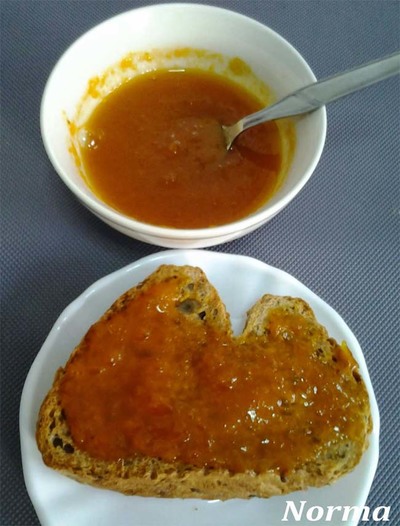 RECETA: MERMELADA DE NARANJA Y CALABAZA
