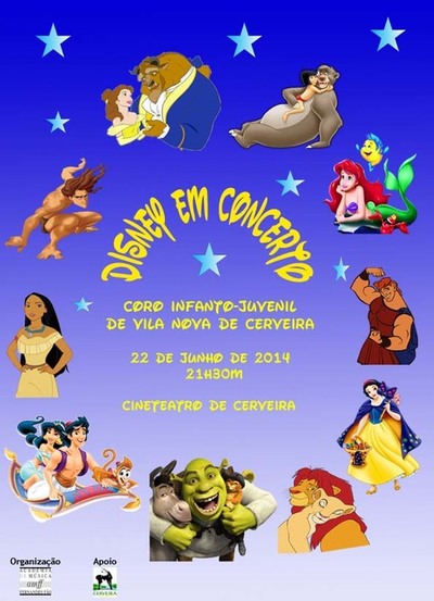 JOVENS CERVEIRENSES PROMOVEM CONCERTO ALUSIVO AO MUNDO MGICO DA DISNEY 