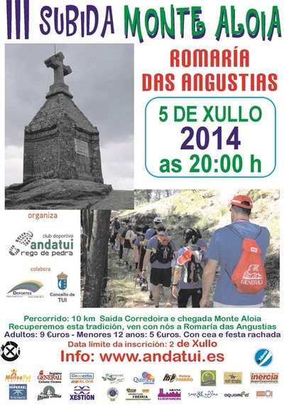 III ROMARA DAS ANGUSTIAS O 5 DE XULLO EN TUI
