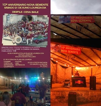 A BANDA NOVA SEMENTE FESTEXOU O SEU 10 ANIVERSARIO