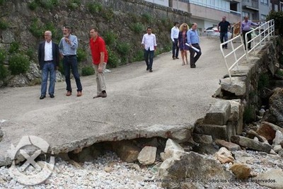 ESPECIAL - AS OBRAS DE REPARACIN DOS DESPERFECTOS DOS TEMPORAIS NO PORTO DE A GUARDA COMEZARN NOS VINDEIROS DAS