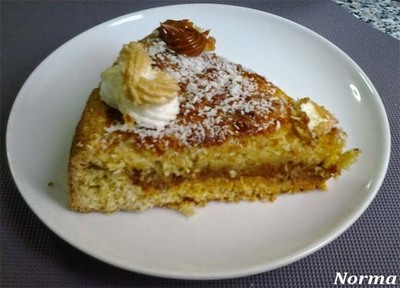 RECETA: TARTA DE DULCE DE LECHE Y COCO