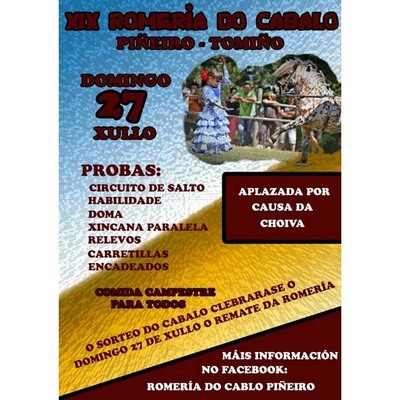 XIX ROMERIA DO CABALO O 27 DE XULLO EN PIEIRO-TOMIO