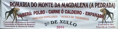 ROMERA DO MONTE DA MAGDALENA O 20 DE XULLO EN TOMIO