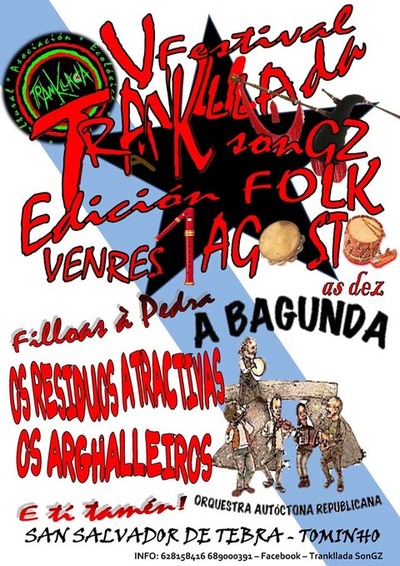 V FESTIVAL TRANKLLADA SONGZ 2014 O 1 DE AGOSTO EN TOMIO