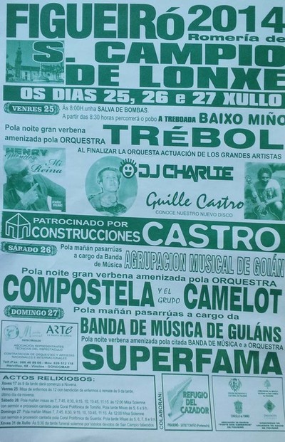 ROMERA DE SAN CAMPIO DE LONXE DO 25  27 DE XULLO