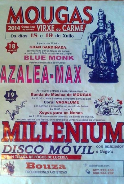 FESTAS VIRXE DO CARME O 18 E 19 DE XULLO DE 2014 EN MOUGS