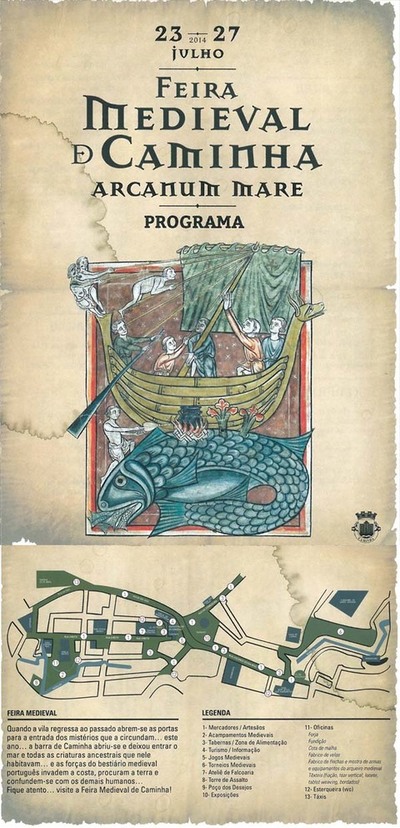 FEIRA MEDIEVAL DE CAMINHA DECORRE DE 23 A 27 DE JULHO DE 2014