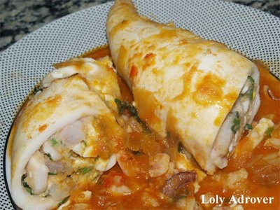 RECETA: CALAMARES RELLENOS