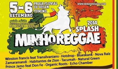 MINHO REGGAE SPLASH 2014 O 5 E 6 DE SETEMBRO EN GOIN - TOMIO