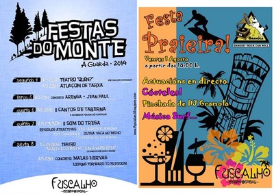 PROGRAMACIN MES DE AGOSTO NO CS FUSCALHO DE A GUARDA