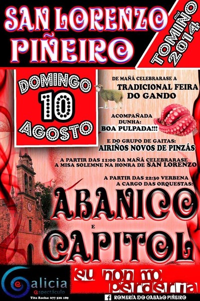 FESTAS NA HONRA DE SAN LORENZO EN PIEIRO - TOMIO