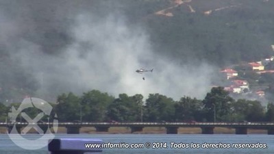 ESPECIAL - UN INCENDIO FORESTAL AFECTOU NO MEDIODA DE ONTE  MUNICIPIO DE CAMINHA