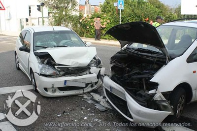 SEIS PERSOAS FERIDAS DE DIVERSA CONSIDERACIN NUNHA COLISIN NO ROSAL