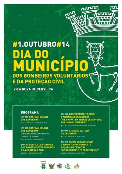 DIA DO MUNICPIO DE VILA NOVA DE CERVEIRA O 1 DE OUTUBRO