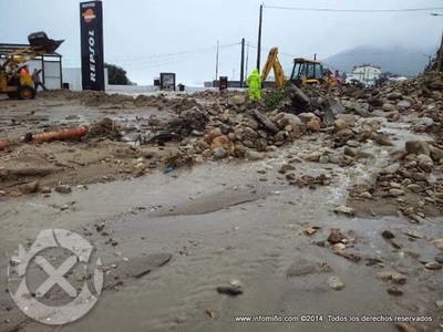 O TEMPORAL MARGIT OCASIONA NUMEROSAS INCIDENCIAS NO BAIXO MIO