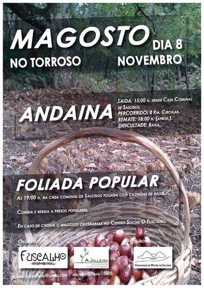 MAGOSTO E ANDAINA O 8 DE NOVEMBRO NO TORROSO-A GUARDA