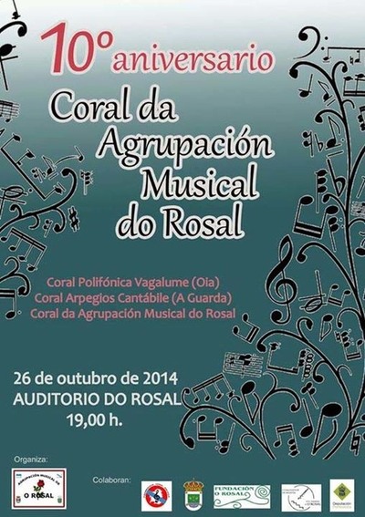 CONCERTO X ANIVERSARIO DA CORAL DA AGRUPACIN MUSICAL DO ROSAL