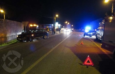 UN FERIDO A CAUSA DUN ACCIDENTE DE TRFICO EN HOSPITAL - TOMIO