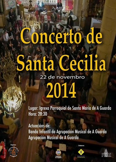 CONCERTO DE SANTA CECILIA O 22 DE NOVEMBRO NA GUARDA