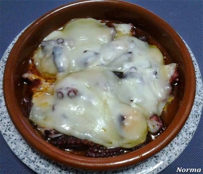 RECETA: PULPO CON QUESO TETILLA