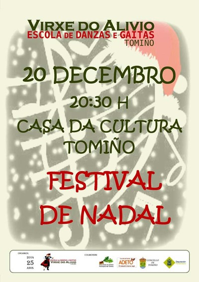 FESTIVAL DE NADAL 2014 DA ASOCIACIN ESCOLA DE DANZA E GAITAS VIRXE DO ALIVIO