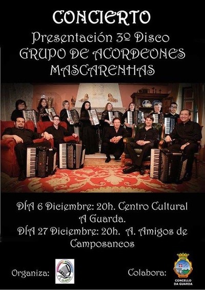 CONCERTO DE PRESENTACIN DO 3 DISCO DO GRUPO DE ACORDENS MASCARENHAS DE A GUARDA