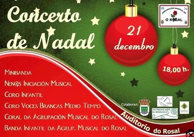 ACTOS DA AGRUPACIN MUSICAL DO ROSAL PARA ESTA FIN DE SEMANA