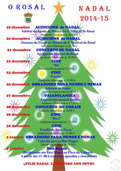 RECEPCIN DOS REIS MAGOS NO CONCELLO DO ROSAL