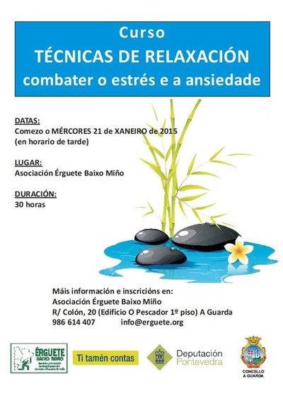 CURSO TCNICAS DE RELAXACIN, COMBATER O ESTRS E A ANSIEDADE