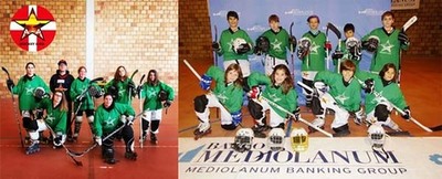 ARRINCAN AS LIGAS DE HOCKEY LIA 4X4 FEMININAS E INFANTS