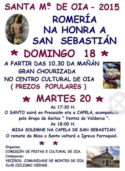 ROMERA NA HONRA A SAN SEBASTIN O 18 E 20 DE XANEIRO EN OIA