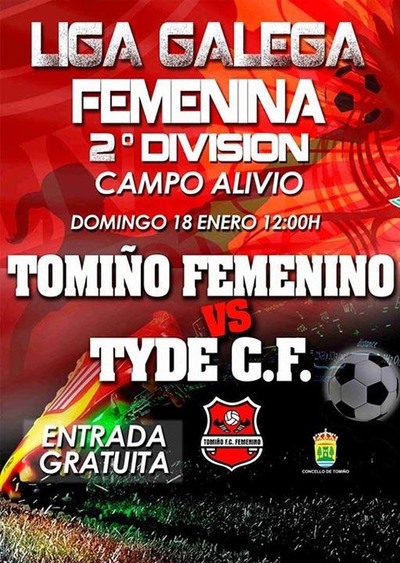 ESTE DOMINGO O TOMIO FCF ENFRNTASE  TYDE CF