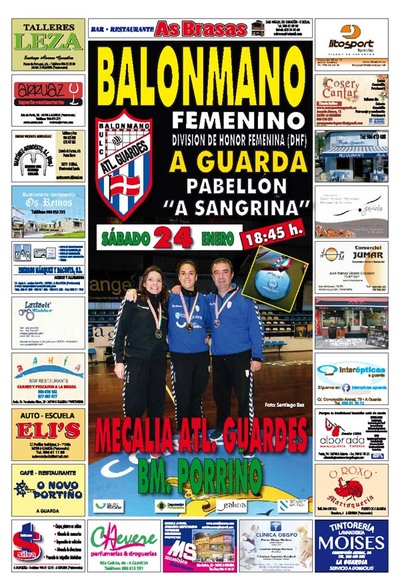 O MECALIA ATL. GUARDS RECIBE ESTE SBADO  BM PORRIO NA SANGRIA